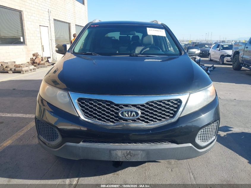 2013 Kia Sorento Lx V6 VIN: 5XYKTDA25DG376488 Lot: 43398697