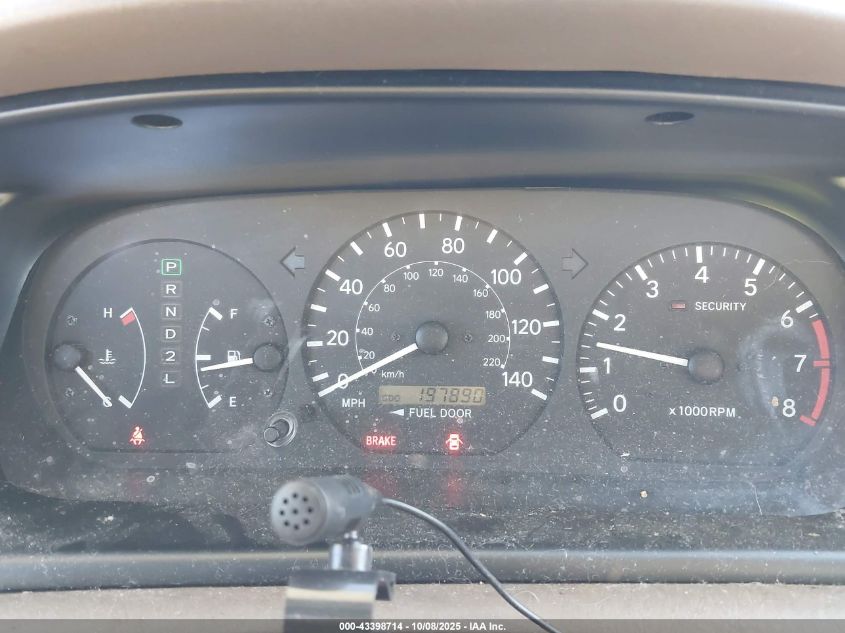 2000 Toyota Camry Xle V6 VIN: JT2BF28K5Y0289048 Lot: 43398714