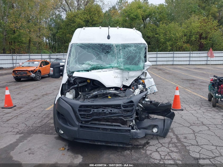 2023 Ram Promaster 3500 Cargo Van High Roof 159 Wb Ext VIN: 3C6MRVJG2PE582336 Lot: 43398724