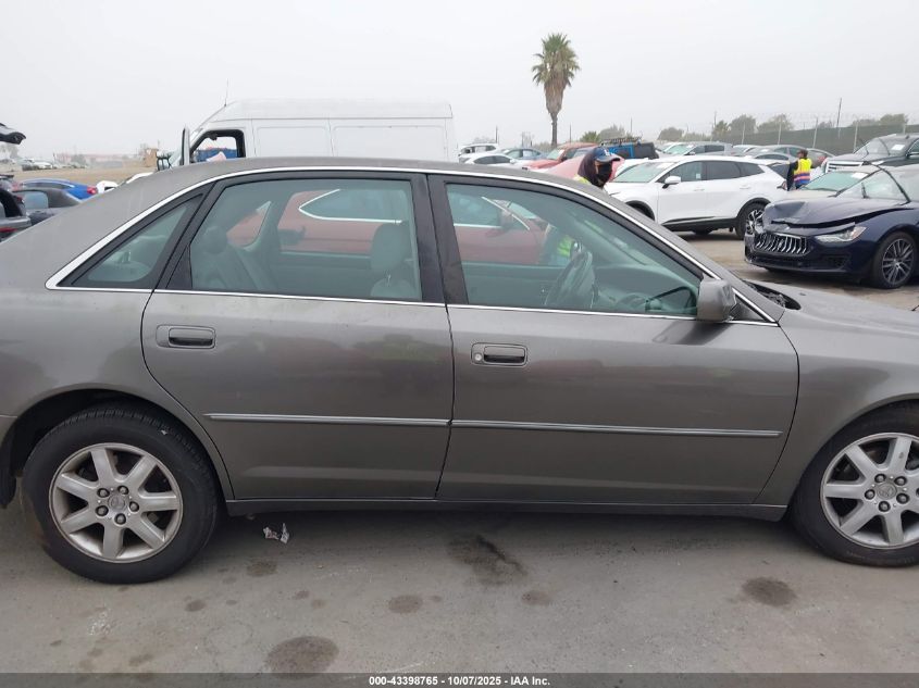2003 Toyota Avalon Xl VIN: 4T1BF28B93U287520 Lot: 43398765