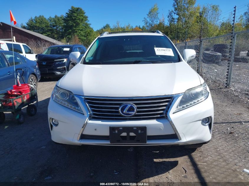 2015 Lexus Rx 450H VIN: 2T2BC1BA8FC001225 Lot: 43398772