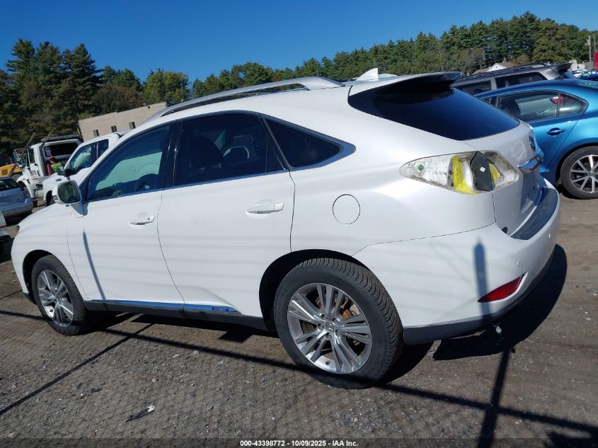 2015 Lexus Rx 450H VIN: 2T2BC1BA8FC001225 Lot: 43398772