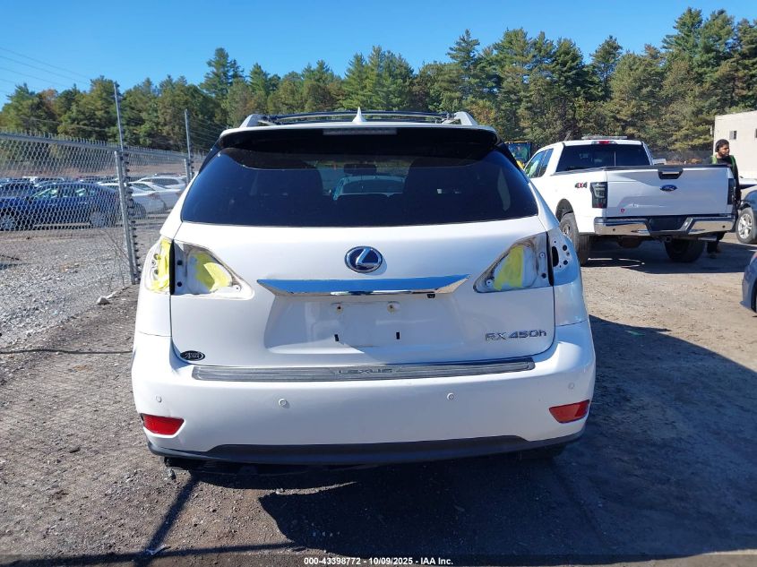 2015 Lexus Rx 450H VIN: 2T2BC1BA8FC001225 Lot: 43398772