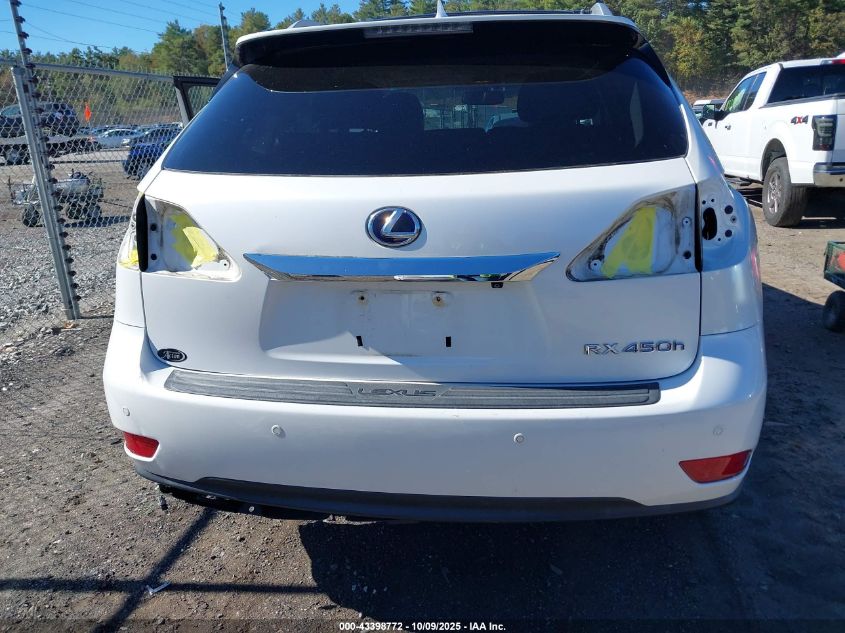 2015 Lexus Rx 450H VIN: 2T2BC1BA8FC001225 Lot: 43398772