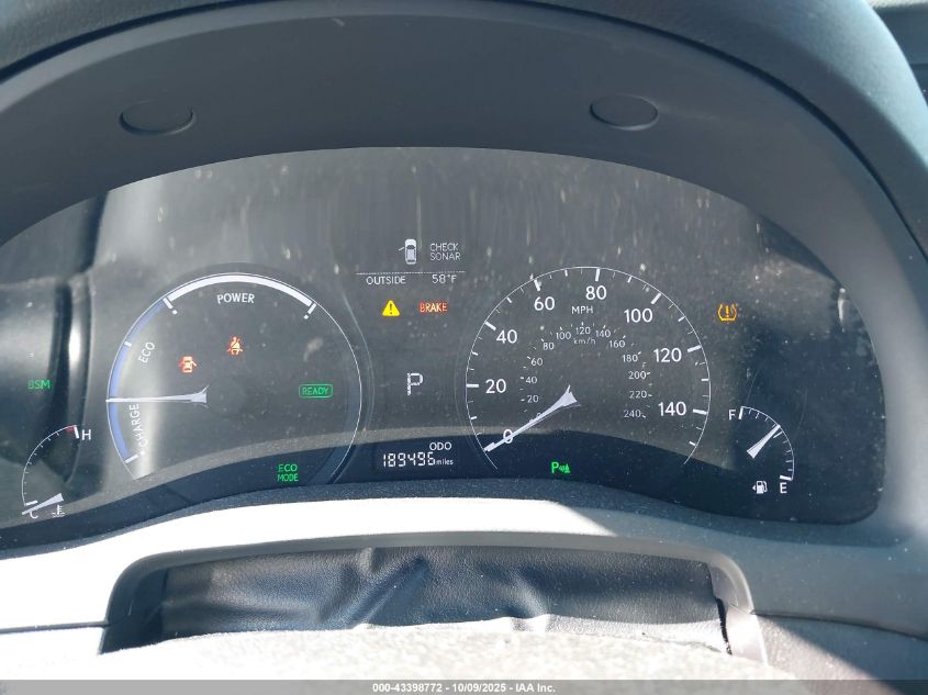 2015 Lexus Rx 450H VIN: 2T2BC1BA8FC001225 Lot: 43398772