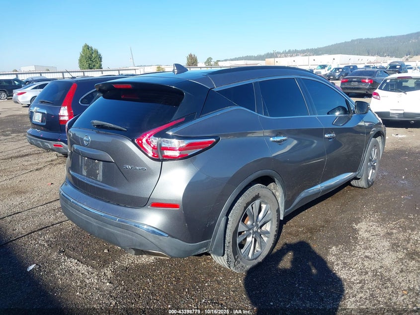 2016 NISSAN MURANO SV 5N1AZ2MH4GN165452