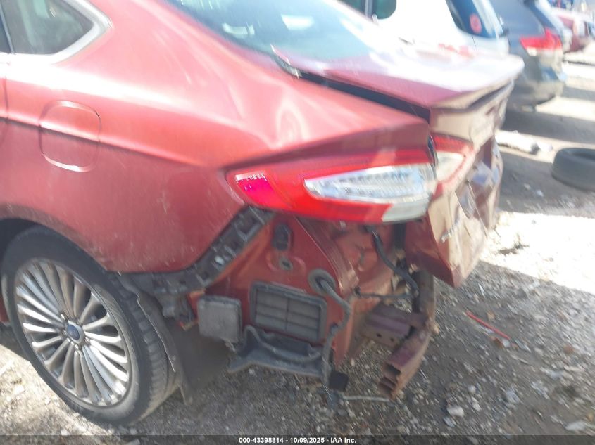 2014 Ford Fusion Titanium VIN: 3FA6P0K90ER304444 Lot: 43398814