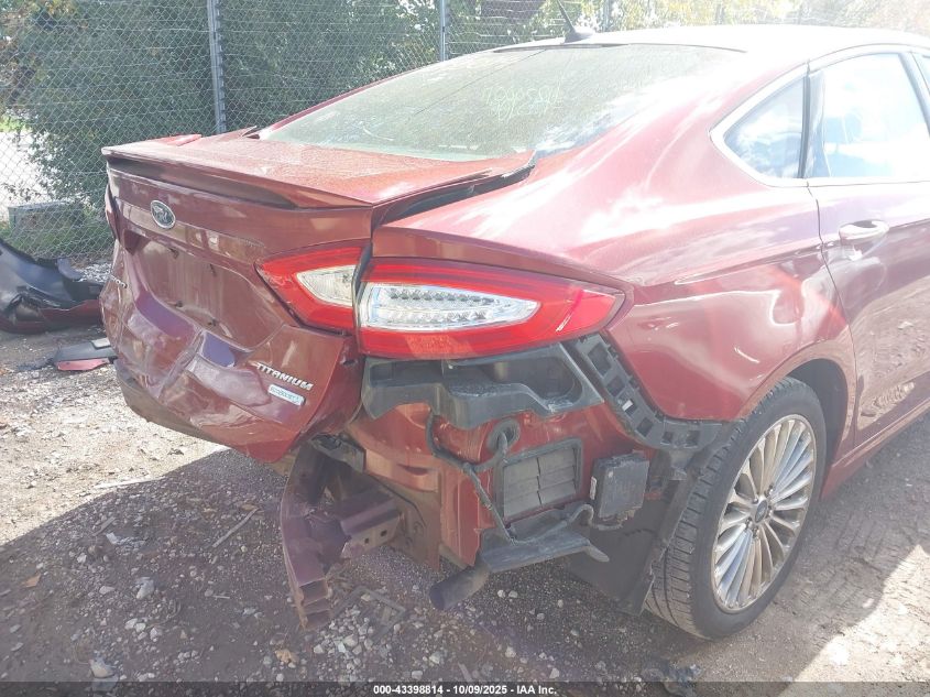 2014 Ford Fusion Titanium VIN: 3FA6P0K90ER304444 Lot: 43398814