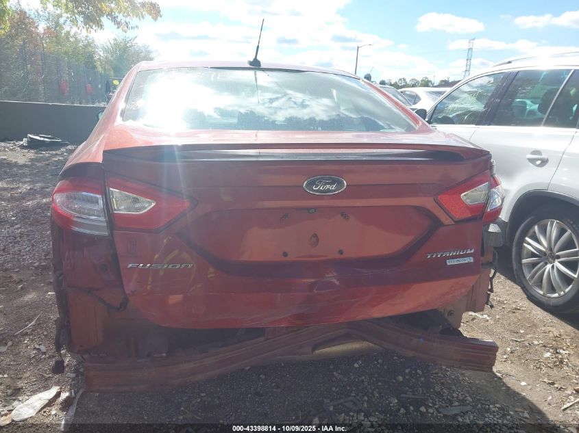 2014 Ford Fusion Titanium VIN: 3FA6P0K90ER304444 Lot: 43398814