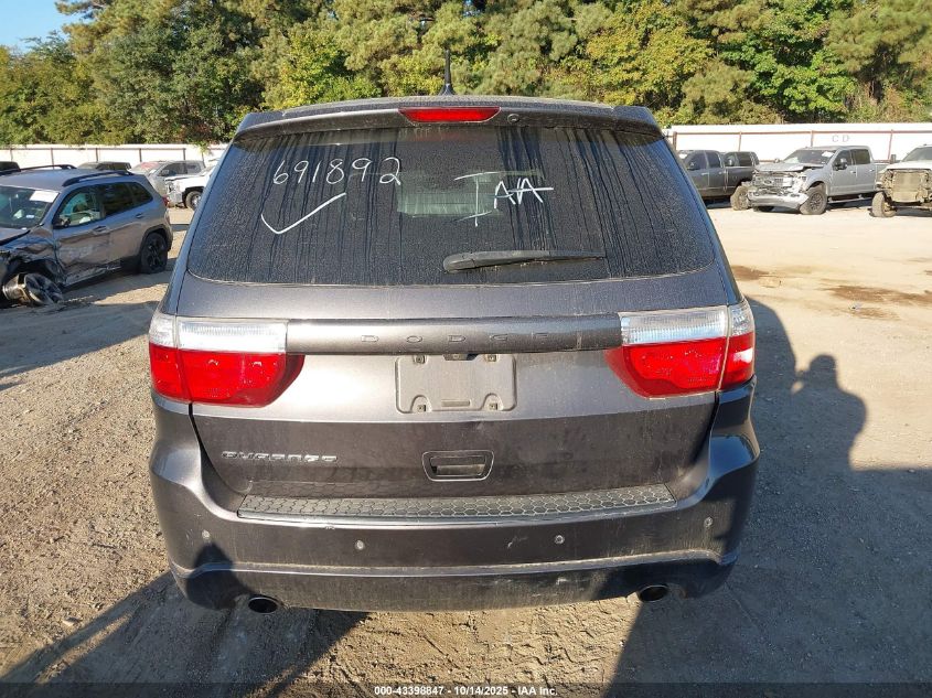 2013 Dodge Durango Sxt VIN: 1C4RDHAG5DC691892 Lot: 43398847