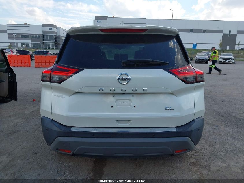 2021 Nissan Rogue Sl Fwd VIN: 5N1AT3CA0MC831712 Lot: 43398879