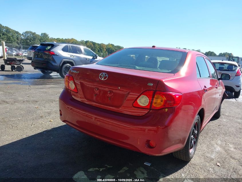 2009 Toyota Corolla Le VIN: JTDBL40E399050273 Lot: 43398885