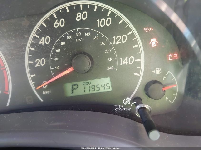 2009 Toyota Corolla Le VIN: JTDBL40E399050273 Lot: 43398885