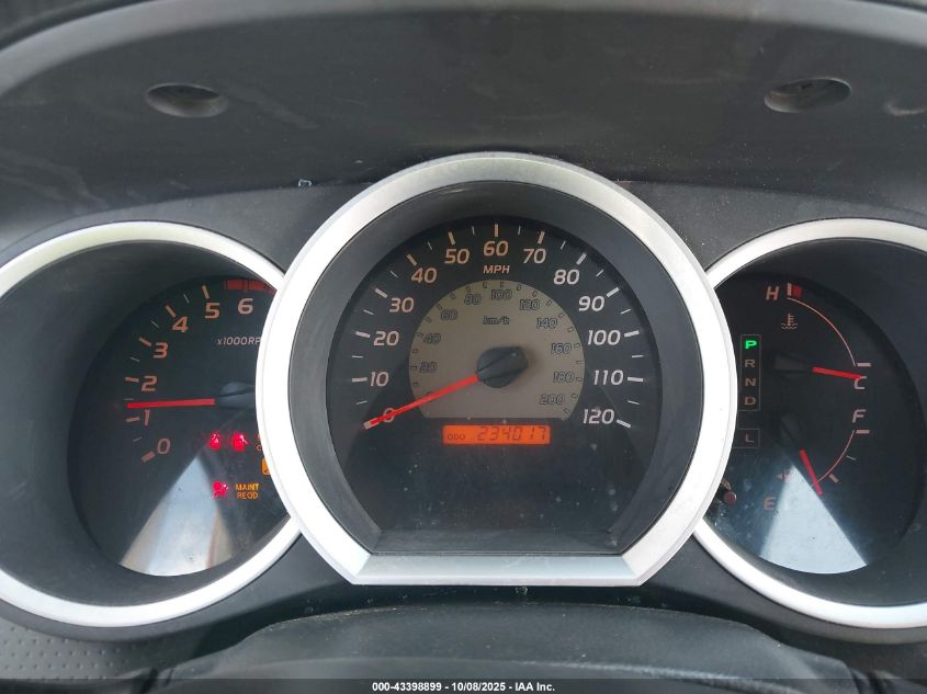 2009 Toyota Tacoma Prerunner V6 VIN: 3TMJU62N79M086762 Lot: 43398899