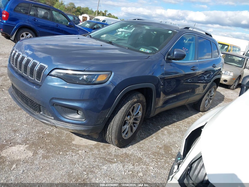 2019 Jeep Cherokee 2.4 Latitude Plus 4x4 Blue Lot 111043398951 Vin 1C4PJMLB8KD465816