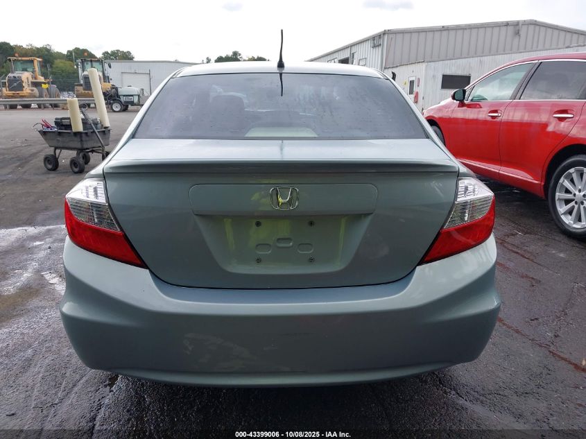 2012 Honda Civic Hybrid VIN: JHMFB4F35CS001309 Lot: 43399006