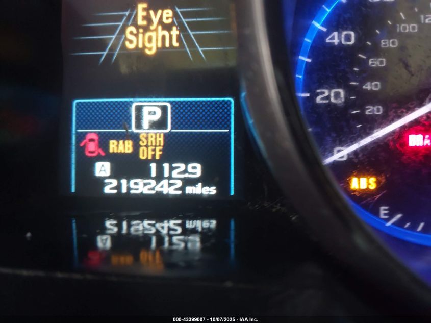 2019 Subaru Outback 3.6R Limited VIN: 4S4BSENC9K3253155 Lot: 43399007