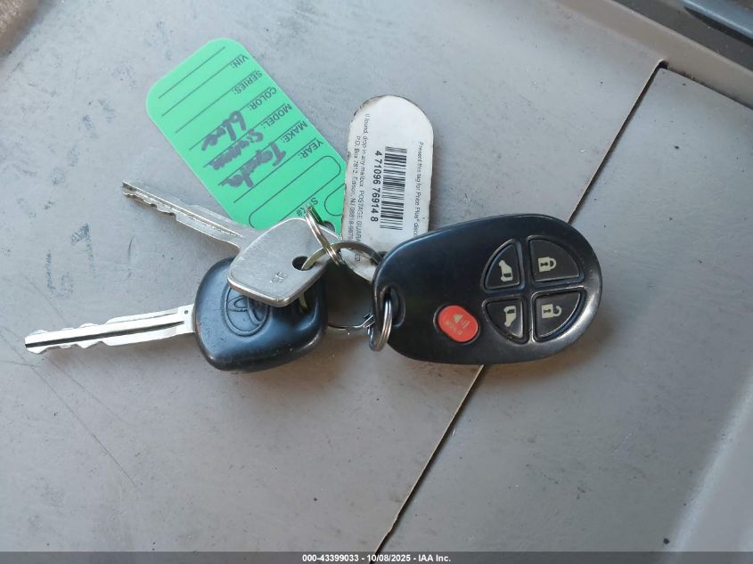 2007 Toyota Sienna Le VIN: 5TDZK23C67S014351 Lot: 43399033