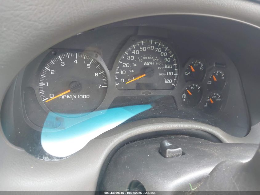 2002 Chevrolet Trailblazer Ls VIN: 1GNDS13SX22455936 Lot: 43399046