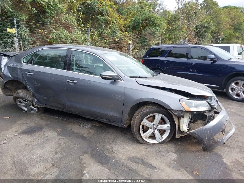 2012 Volkswagen Passat 2.5L Se VIN: 1VWBH7A3XCC032621 Lot: 43399054