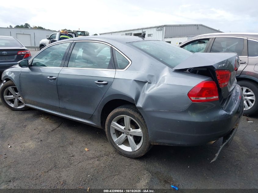 2012 Volkswagen Passat 2.5L Se VIN: 1VWBH7A3XCC032621 Lot: 43399054