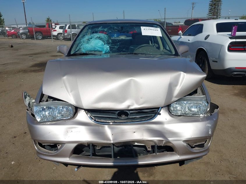 2001 Toyota Corolla Le VIN: 1NXBR12E61Z533473 Lot: 43399109