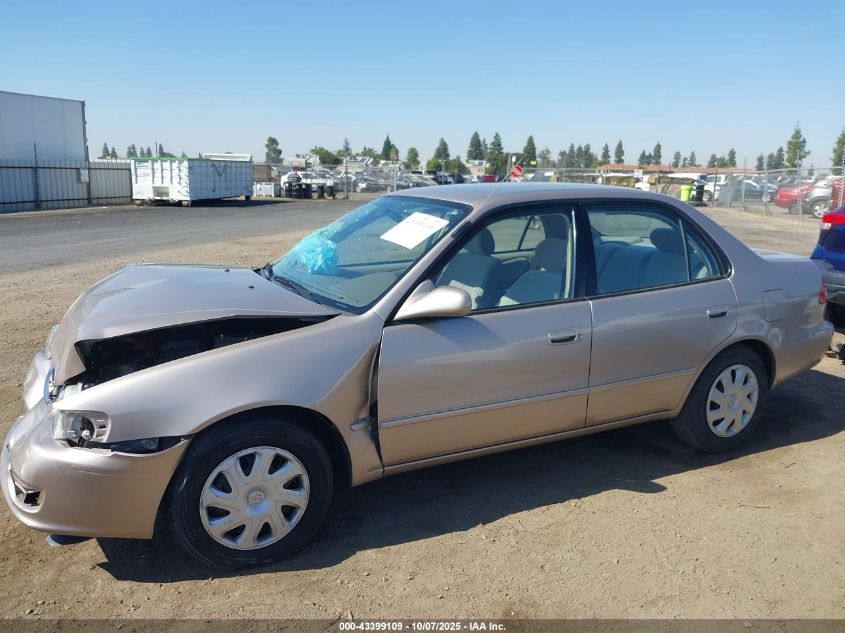 2001 Toyota Corolla Le VIN: 1NXBR12E61Z533473 Lot: 43399109