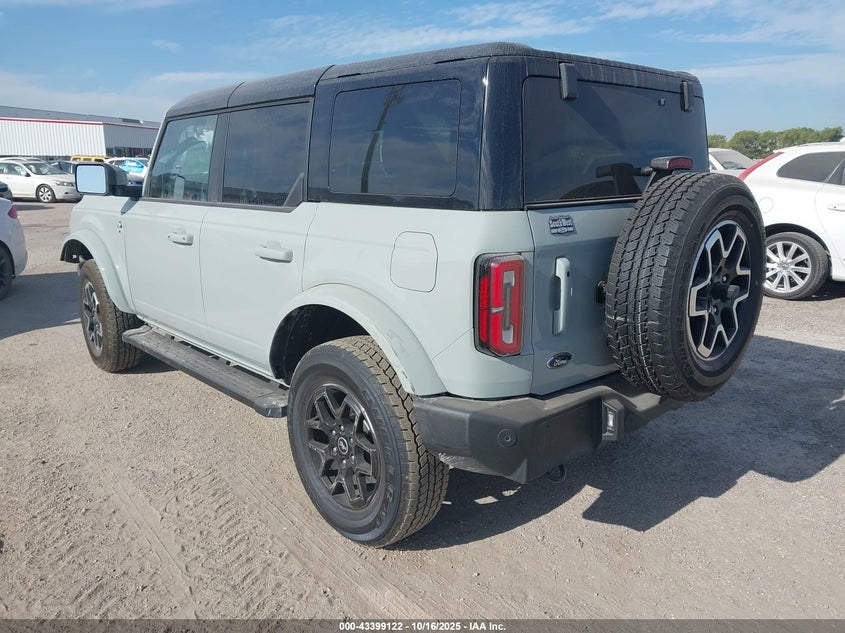 Vin: 1fmde8bh7rla88959, lot: 43893887, ford bronco outer banks 20243