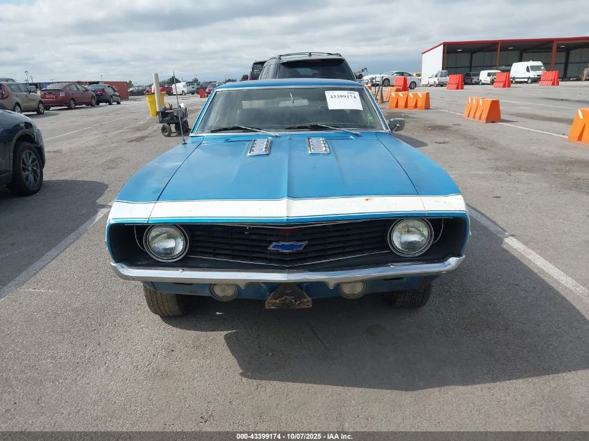 1969 Chevrolet Camaro VIN: 124379N618687 Lot: 43399174