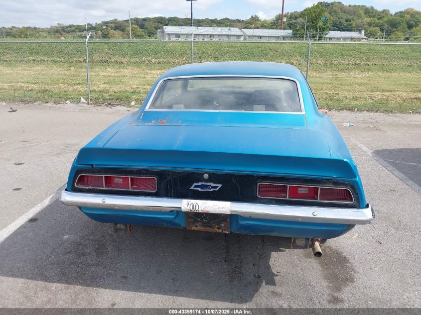1969 Chevrolet Camaro VIN: 124379N618687 Lot: 43399174
