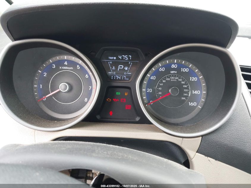 2014 Hyundai Elantra Se VIN: KMHDH4AE5EU138124 Lot: 43399182