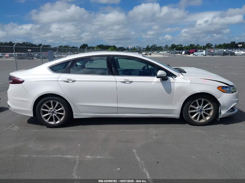 2017 Ford Fusion Se VIN: 3FA6P0H71HR106806 Lot: 43399192