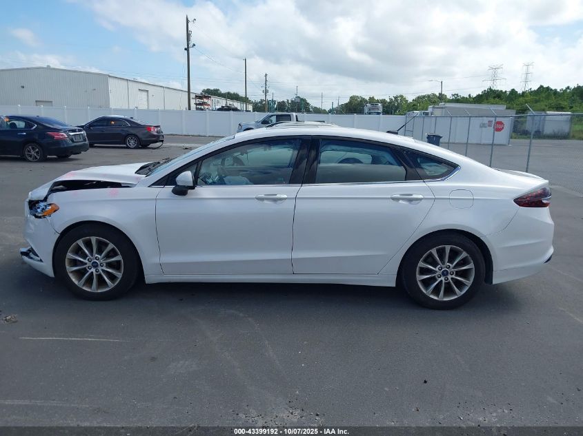 2017 Ford Fusion Se VIN: 3FA6P0H71HR106806 Lot: 43399192