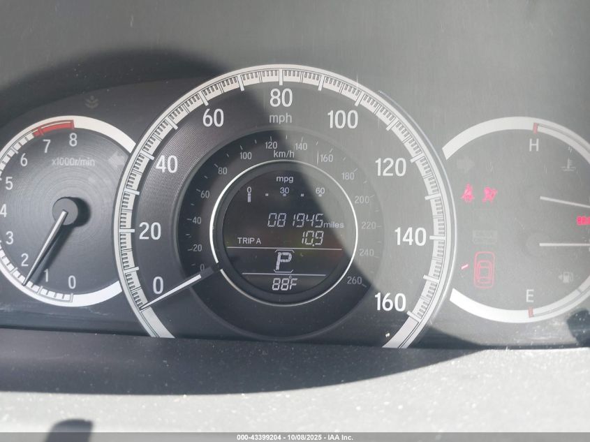 2016 Honda Accord Ex-L VIN: 1HGCR2F82GA130993 Lot: 43399204