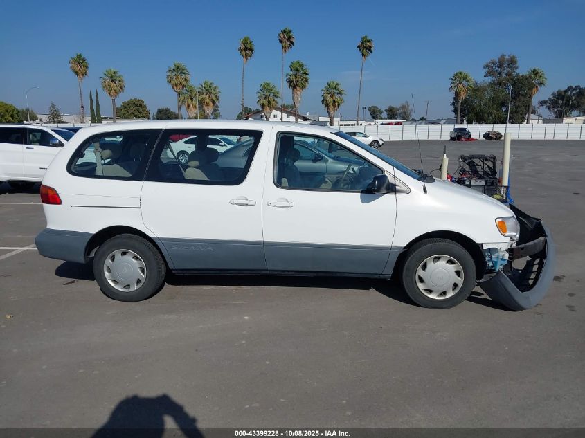 1998 Toyota Sienna Ce VIN: 4T3GF19C1WU078307 Lot: 43399228