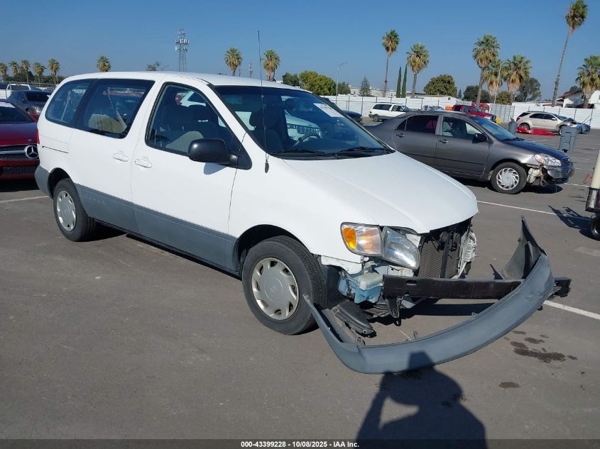 1998 Toyota Sienna Ce VIN: 4T3GF19C1WU078307 Lot: 43399228