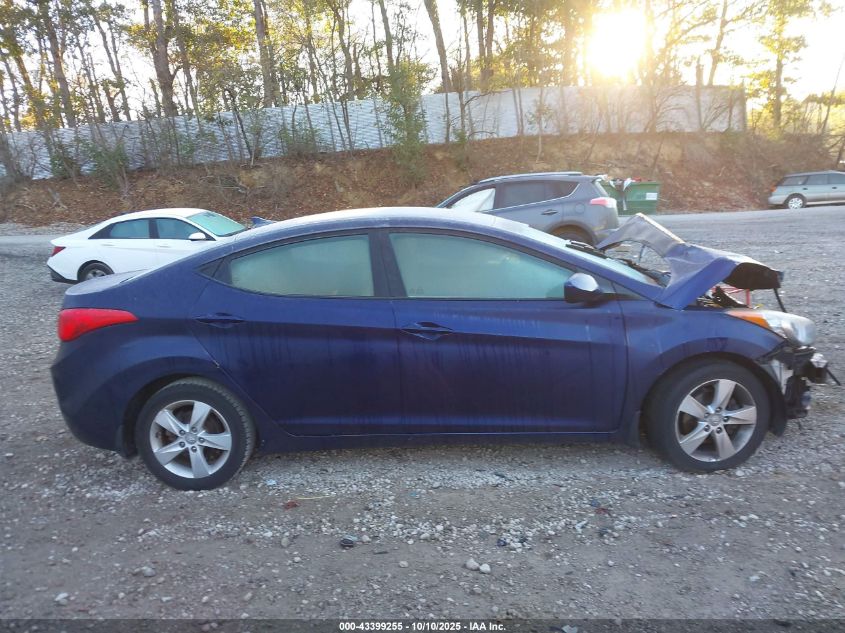 2013 Hyundai Elantra Gls VIN: 5NPDH4AE5DH376519 Lot: 43399255