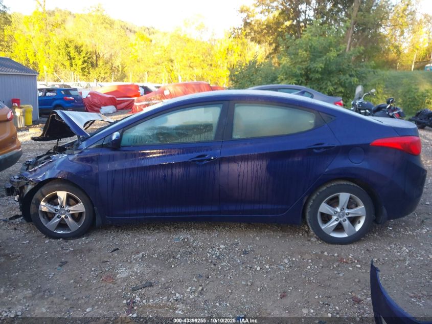 2013 Hyundai Elantra Gls VIN: 5NPDH4AE5DH376519 Lot: 43399255