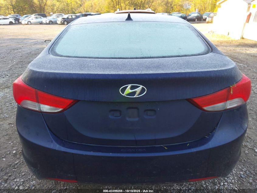 2013 Hyundai Elantra Gls VIN: 5NPDH4AE5DH376519 Lot: 43399255