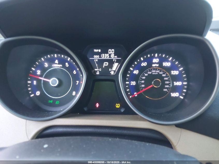 2013 Hyundai Elantra Gls VIN: 5NPDH4AE5DH376519 Lot: 43399255