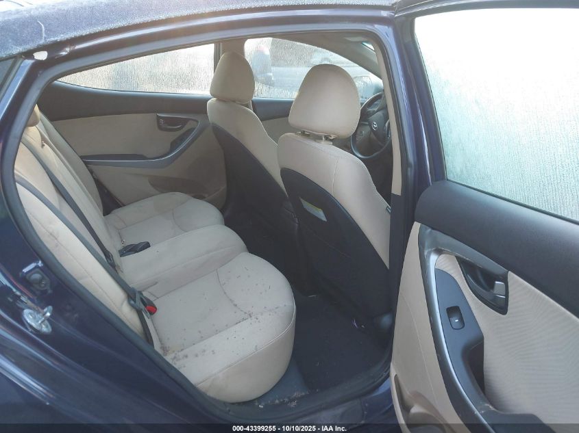 2013 Hyundai Elantra Gls VIN: 5NPDH4AE5DH376519 Lot: 43399255