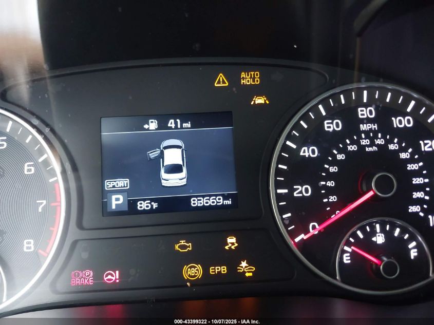 2019 Kia Optima Ex VIN: 5XXGU4L15KG330653 Lot: 43399322