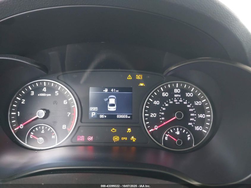 2019 Kia Optima Ex VIN: 5XXGU4L15KG330653 Lot: 43399322