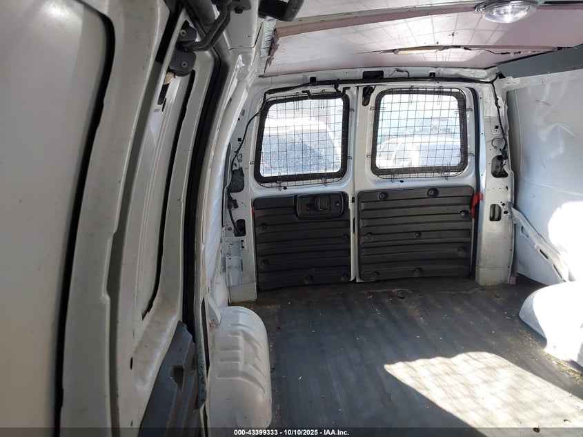 2011 Chevrolet Express 2500 Work Van VIN: 1GCWGFBA8B1152894 Lot: 43399333