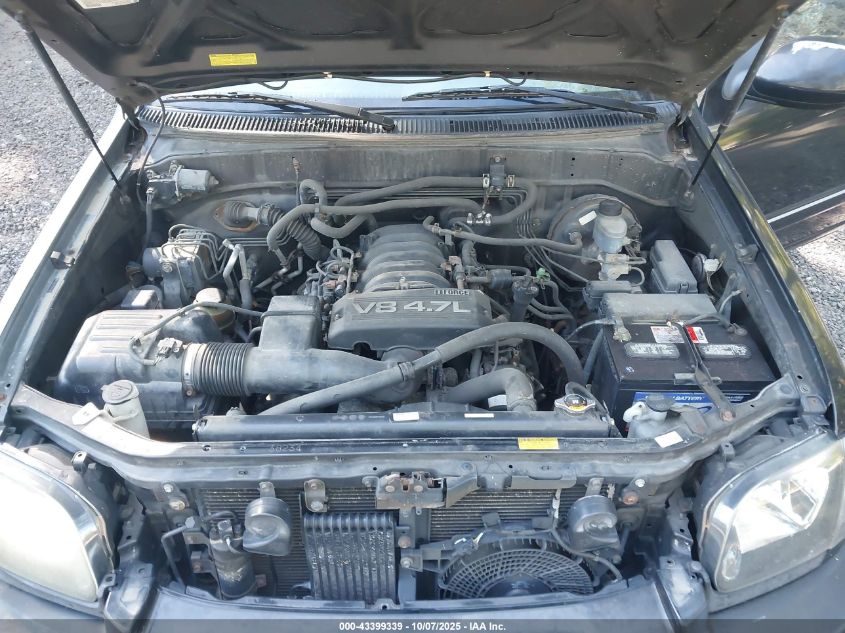 2005 Toyota Sequoia Sr5 V8 VIN: 5TDBT44A05S239823 Lot: 43399339