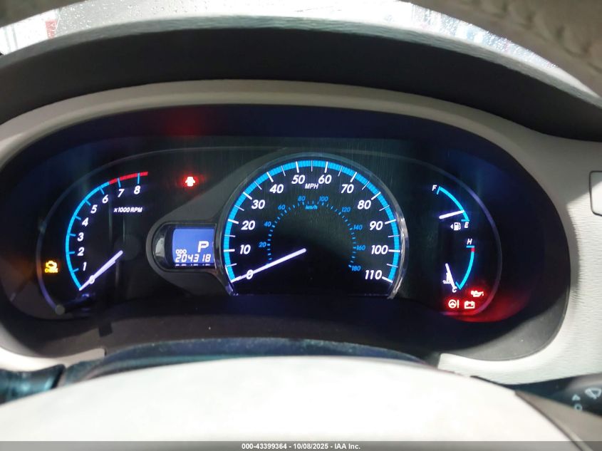 2011 Toyota Sienna Xle V6 VIN: 5TDYK3DC7BS135012 Lot: 43399364