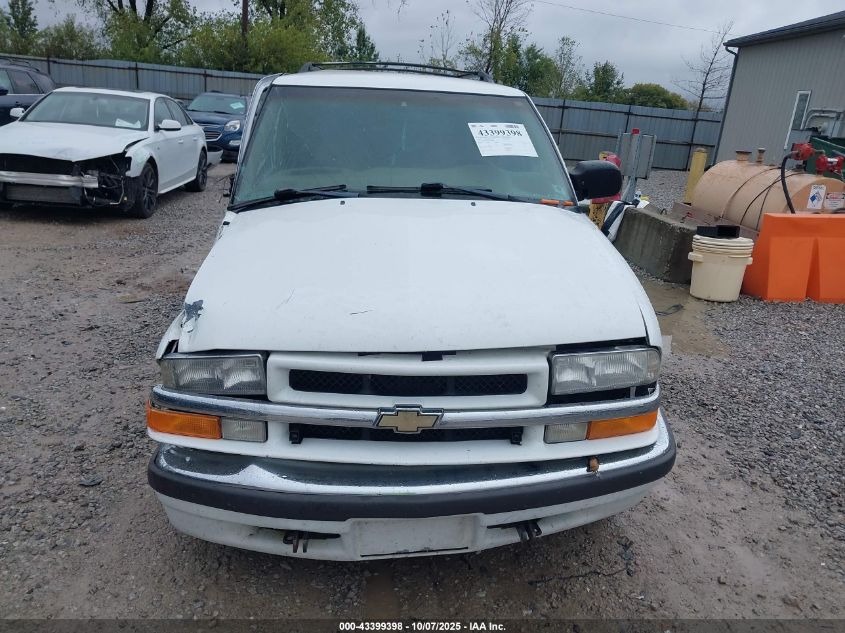 1999 Chevrolet Blazer Ls/Lt/Trailblazer VIN: 1GNDT13W7X2107938 Lot: 43399398
