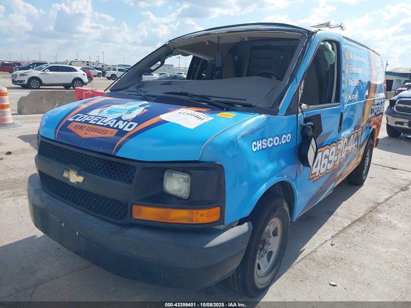2016 Chevrolet Express 2500 Work Van VIN: 1GCWGAFF6G1319690 Lot: 43399401