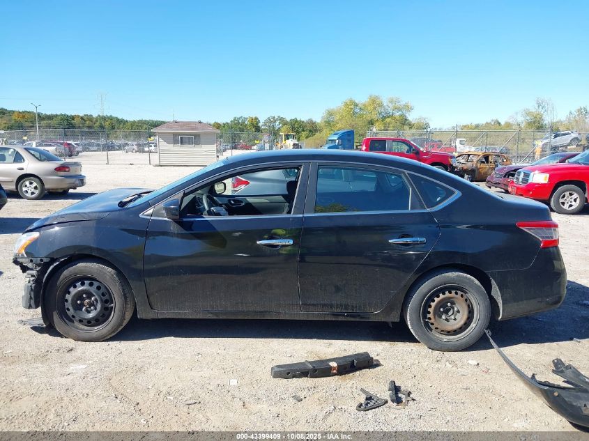 2013 Nissan Sentra S VIN: 3N1AB7AP7DL729854 Lot: 43399409