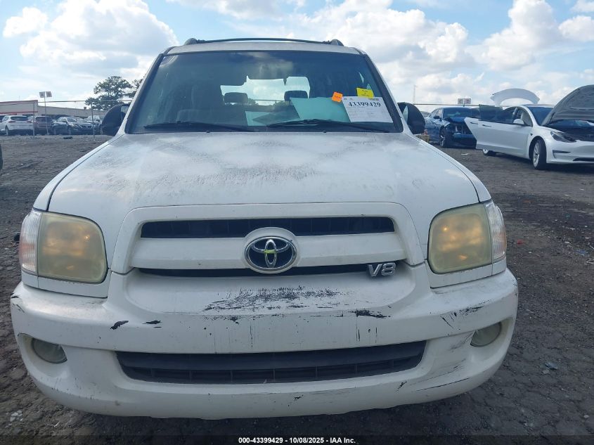 2007 Toyota Sequoia Sr5 V8 VIN: 5TDZT34AX7S289740 Lot: 43399429